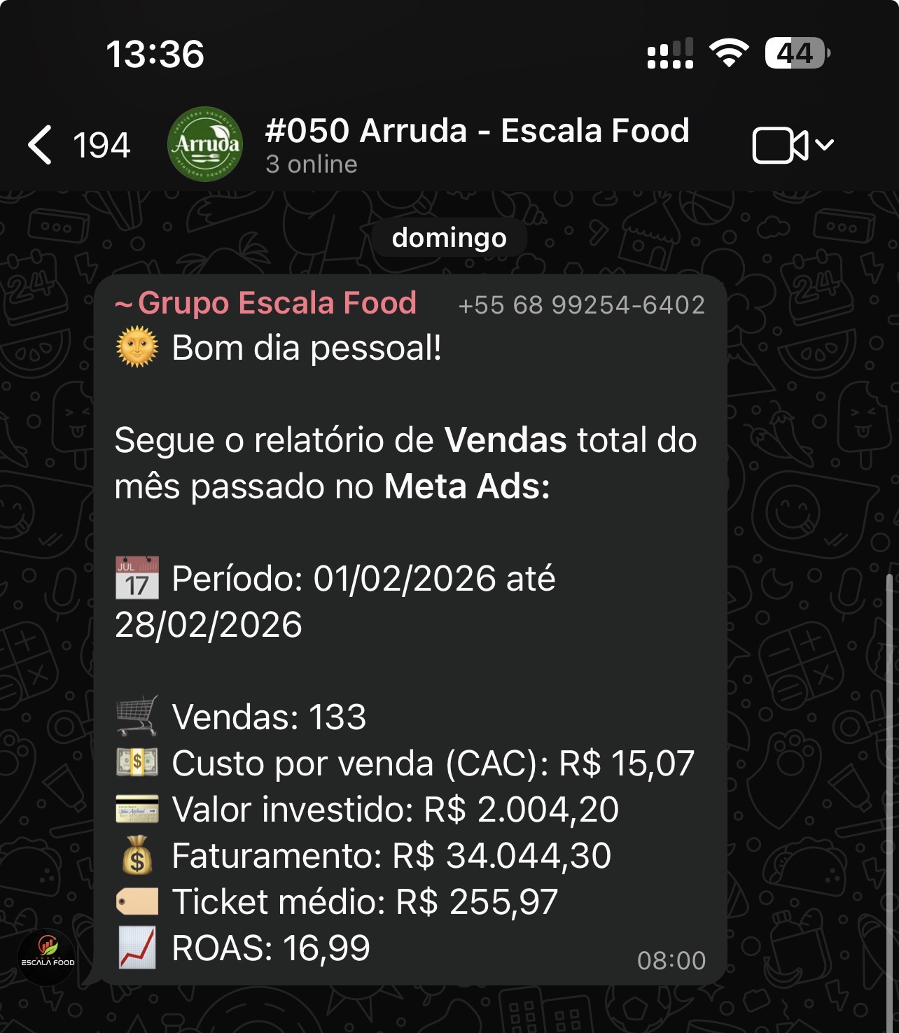 Resultado de cliente 8