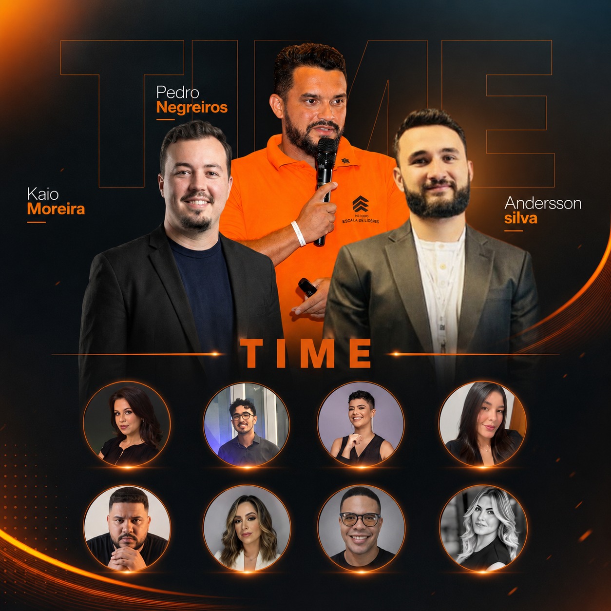 Time Escala Food — Pedro Negreiros, Kaio Moreira, Andersson Silva e equipe